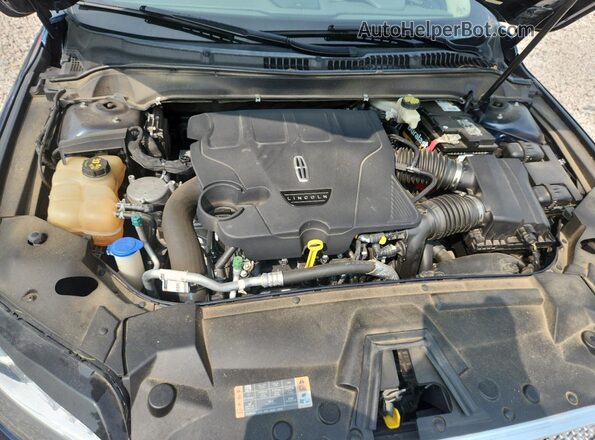 3LN6L5FC7HR631657 2017 LINCOLN MKZ Синий Вид задней части салона