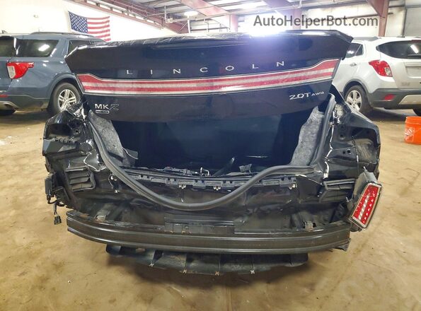 3LN6L5H92HR657214 2017 LINCOLN MKZ Black უკანა ხედი