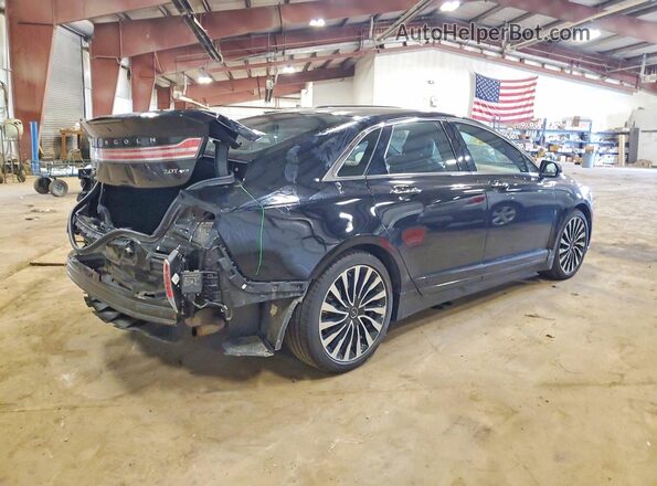3LN6L5H92HR657214 2017 LINCOLN MKZ Black უკანა მარჯვენა