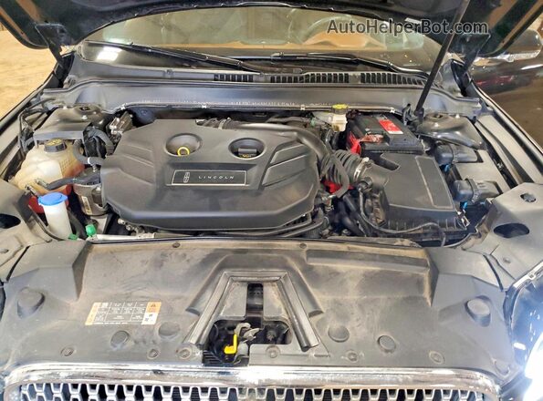 3LN6L5H92HR657214 2017 LINCOLN MKZ Black უკანა სალონის ხედი