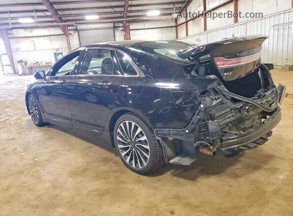 3LN6L5H92HR657214 2017 LINCOLN MKZ Black უკანა მარცხენა