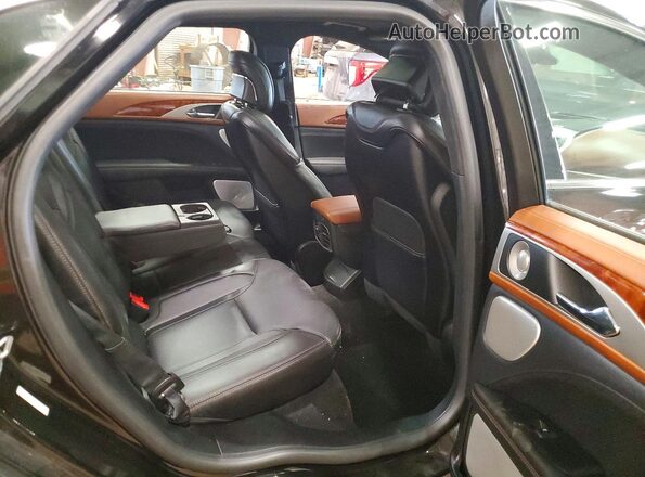 3LN6L5H92HR657214 2017 LINCOLN MKZ Black უკანა სავარძლების ხედი