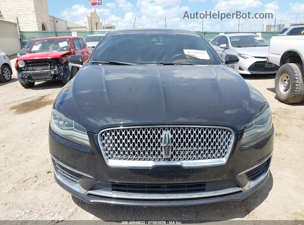 3LN6L5HC2HR611281 2017 LINCOLN MKZ Black Instrument cluster view