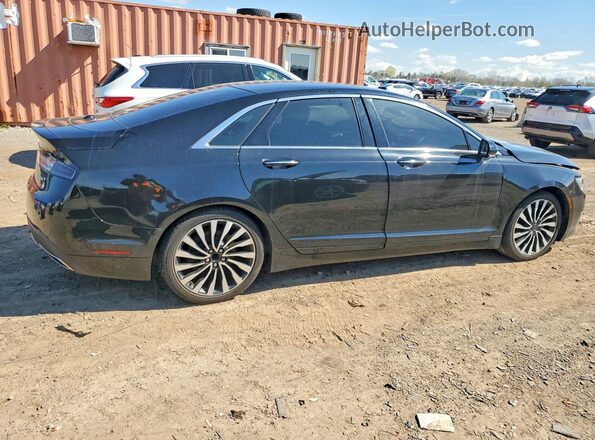 3LN6L5KU1JR607813 2018 LINCOLN MKZ Черный Задняя правая четверть