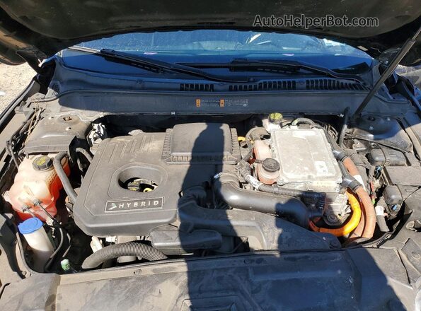 3LN6L5KU1JR607813 2018 LINCOLN MKZ Черный Вид задней части салона