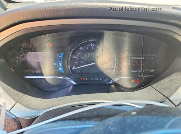 3LN6L5KU2JR620201 2018 LINCOLN MKZ Black Instrument cluster view