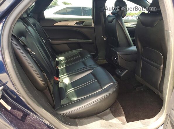 3LN6L5KUXHR627925 2017 LINCOLN MKZ Blue Vista de los asientos traseros