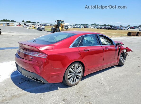 3LN6L5LU0HR624949 2017 LINCOLN MKZ Red Задня права чверть