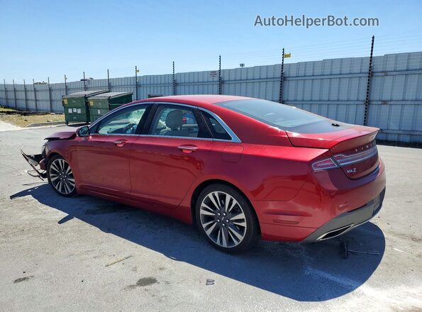 3LN6L5LU0HR624949 2017 LINCOLN MKZ Red Задня ліва чверть