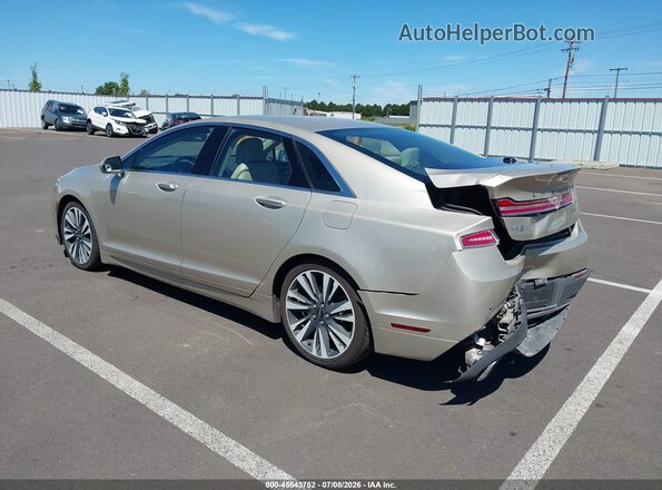 3LN6L5LU1HR624958 2017 LINCOLN MKZ HYBRID Gold უკანა მარცხენა