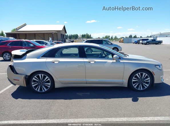 3LN6L5LU1HR624958 2017 LINCOLN MKZ HYBRID Gold უკანა სალონის ხედი