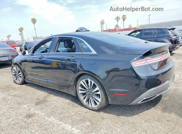 3LN6L5LU3JR608413 2018 LINCOLN MKZ Black უკანა მარცხენა