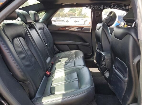 3LN6L5LU3JR608413 2018 LINCOLN MKZ Black უკანა სავარძლების ხედი