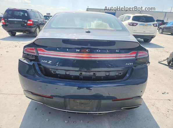 3LN6L5LU4HR637915 2017 LINCOLN MKZ Синий Вид сзади