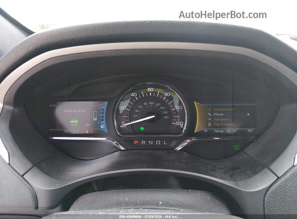 3LN6L5LU5HR649880 2017 LINCOLN MKZ HYBRID Синий Вид задних сидений