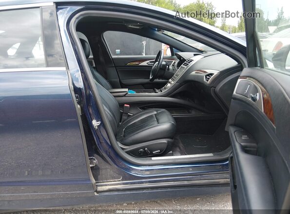 3LN6L5LU5HR649880 2017 LINCOLN MKZ HYBRID Синий Вид салона спереди