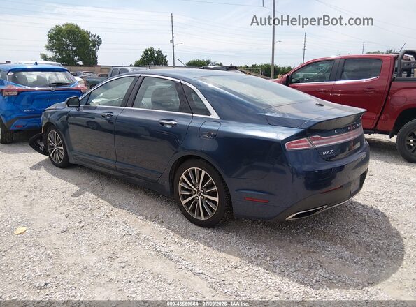 3LN6L5LU5HR649880 2017 LINCOLN MKZ HYBRID Синий Задняя левая четверть