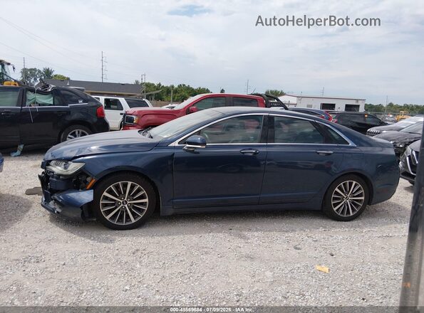 3LN6L5LU5HR649880 2017 LINCOLN MKZ HYBRID Синий Вид задней части салона