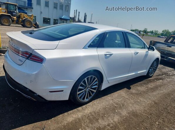 3LN6L5LU7JR608818 2018 LINCOLN MKZ White Tył prawy
