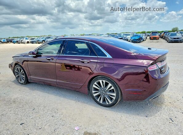 3LN6L5LU9HR608376 2017 LINCOLN MKZ Purple Հետևի ձախ