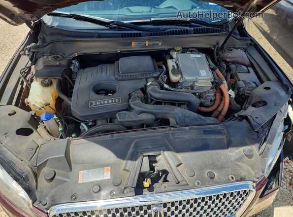 3LN6L5LU9HR608376 2017 LINCOLN MKZ Purple Սալոնի հետևի տեսք