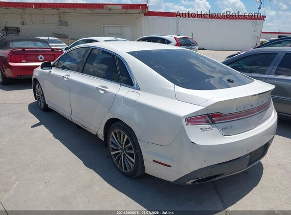 3LN6L5LUXHR602618 2017 LINCOLN MKZ HYBRID White Trasero izquierdo