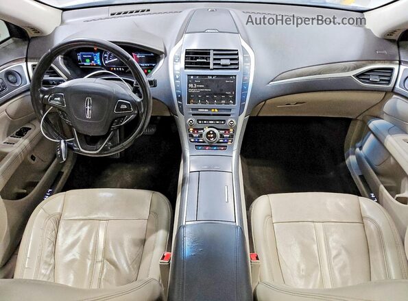 3LN6L5MU1JR614872 2018 LINCOLN MKZ Black Dashboard view