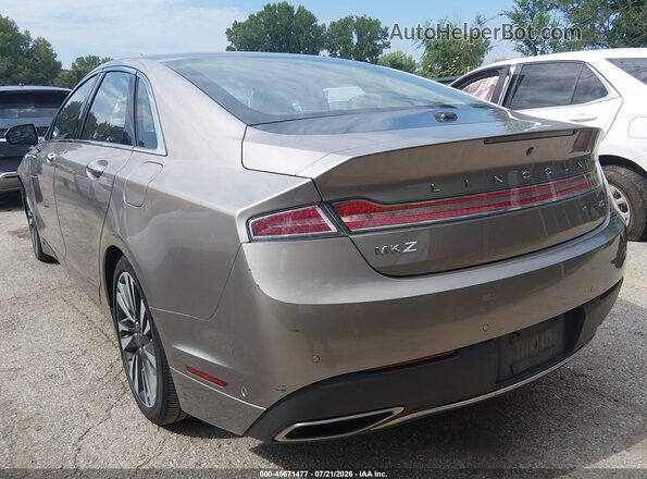 3LN6L5MU1KR628613 2019 LINCOLN MKZ HYBRID Gold Հետևի ձախ