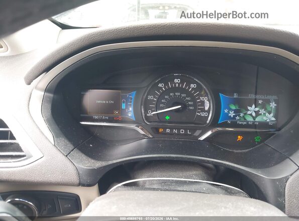 3LN6L5MU3HR609800 2017 LINCOLN MKZ HYBRID Blue Vista de los asientos traseros