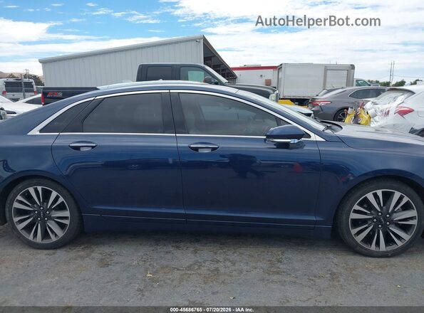 3LN6L5MU3HR609800 2017 LINCOLN MKZ HYBRID Blue Vista interior trasera