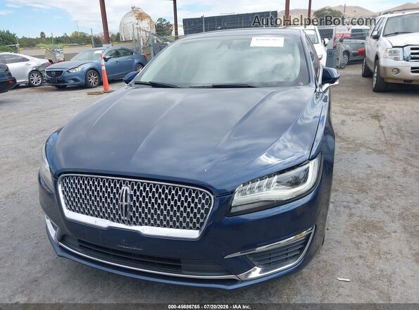 3LN6L5MU3HR609800 2017 LINCOLN MKZ HYBRID Blue Vista del cuadro de instrumentos