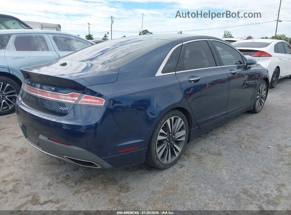 3LN6L5MU3HR609800 2017 LINCOLN MKZ HYBRID Blue Trasero derecho