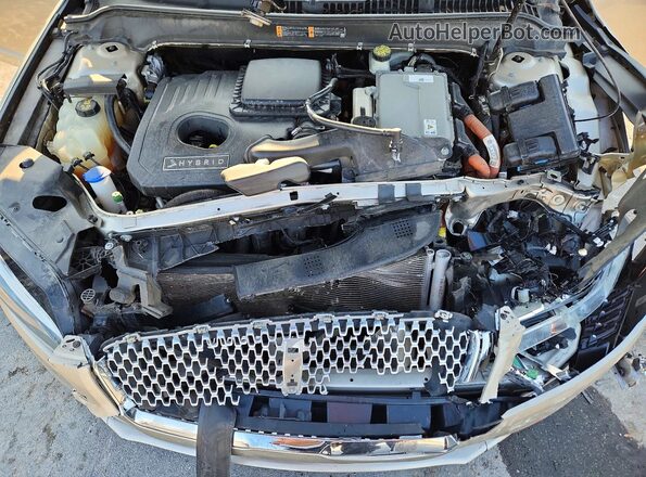 3LN6L5MU4HR627478 2017 LINCOLN MKZ Tan Вид задньої частини салону