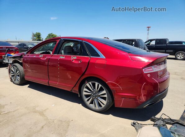 3LN6L5MU4HR641364 2017 LINCOLN MKZ Red Trasero izquierdo