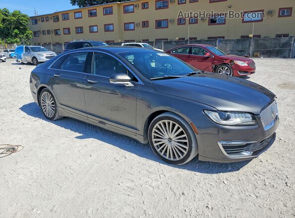 3LN6L5MU6HR638675 2017 LINCOLN MKZ Gray Передня права чверть