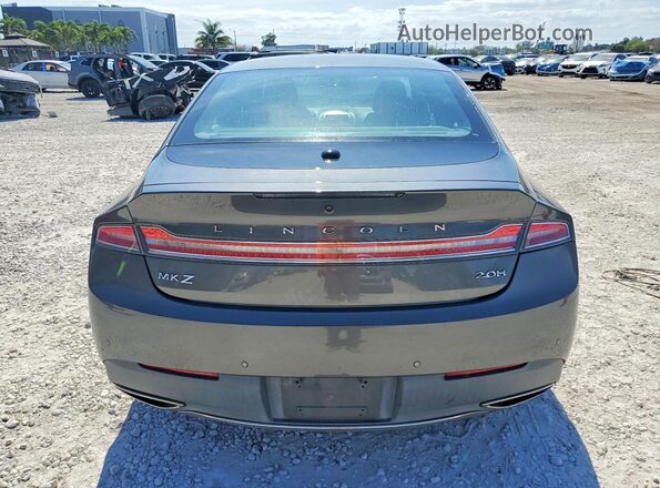 3LN6L5MU6HR638675 2017 LINCOLN MKZ Gray Вид ззаду