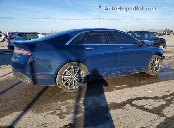 3LN6L5MU7JR618232 2018 LINCOLN MKZ Синий Задняя правая четверть