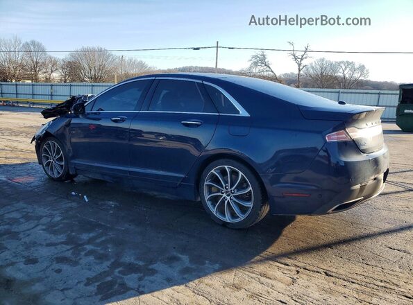 3LN6L5MU7JR618232 2018 LINCOLN MKZ Синий Задняя левая четверть