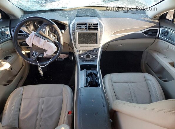 3LN6L5MU7JR618232 2018 LINCOLN MKZ Синий Вид панели приборов