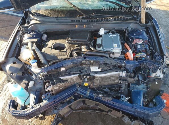 3LN6L5MU7JR618232 2018 LINCOLN MKZ Синий Вид задней части салона