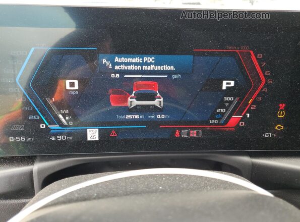 3MF13DM01P8D73896 2023 BMW M2 White Vista del cuadro de instrumentos