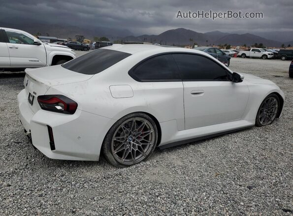 3MF13DM01P8D73896 2023 BMW M2 White Trasero derecho