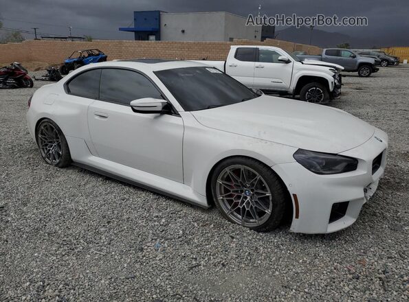 3MF13DM01P8D73896 2023 BMW M2 White Delantero derecho