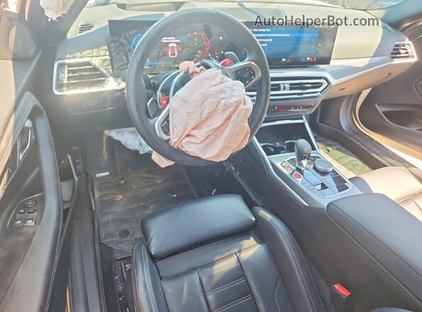 3MF13DM02R8E68146 2024 BMW M2 White Widok deski rozdzielczej