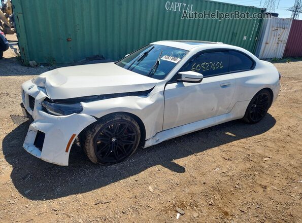 3MF13DM02R8E68146 2024 BMW M2 White Widok z przodu