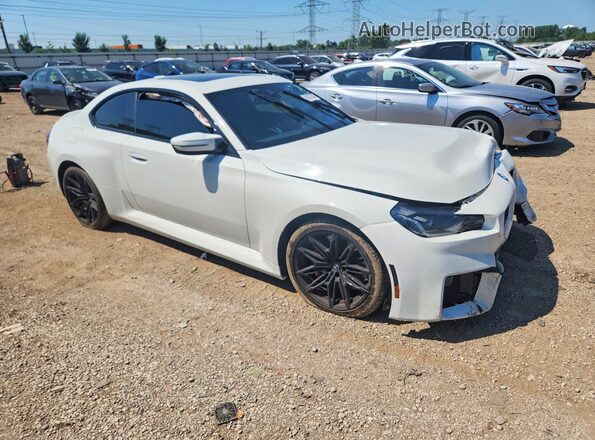 3MF13DM02R8E68146 2024 BMW M2 White Przód prawy