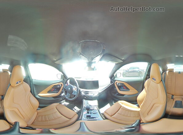 3MF13DM03R8E06285 2024 BMW M2 Gray VIN კოდის სტიკერის ხედი
