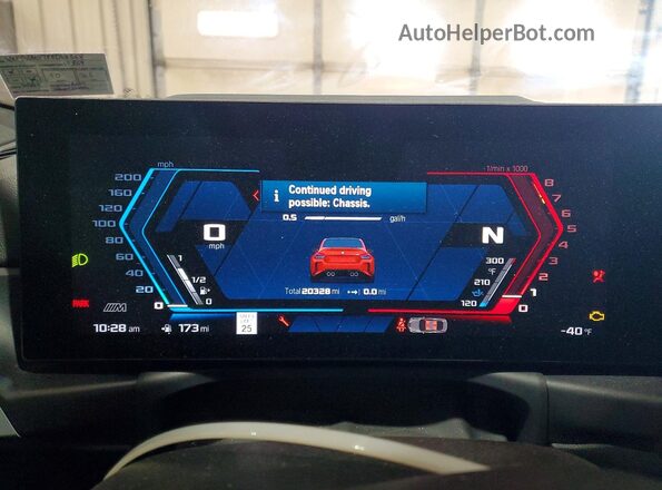 3MF13DM07P8D68668 2023 BMW M2 Red Սարքավորումների վահանակի տեսք