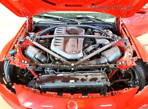 3MF13DM07P8D68668 2023 BMW M2 Red Սալոնի հետևի տեսք