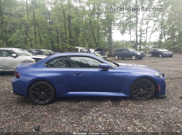 3MF13DM0XR8E63048 2024 BMW M2 Purple Widok wnętrza z tyłu